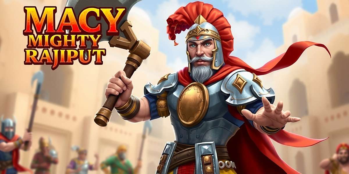 Mace Mighty Rajput game cover showing a Rajput warrior in traditional armor holding a mace